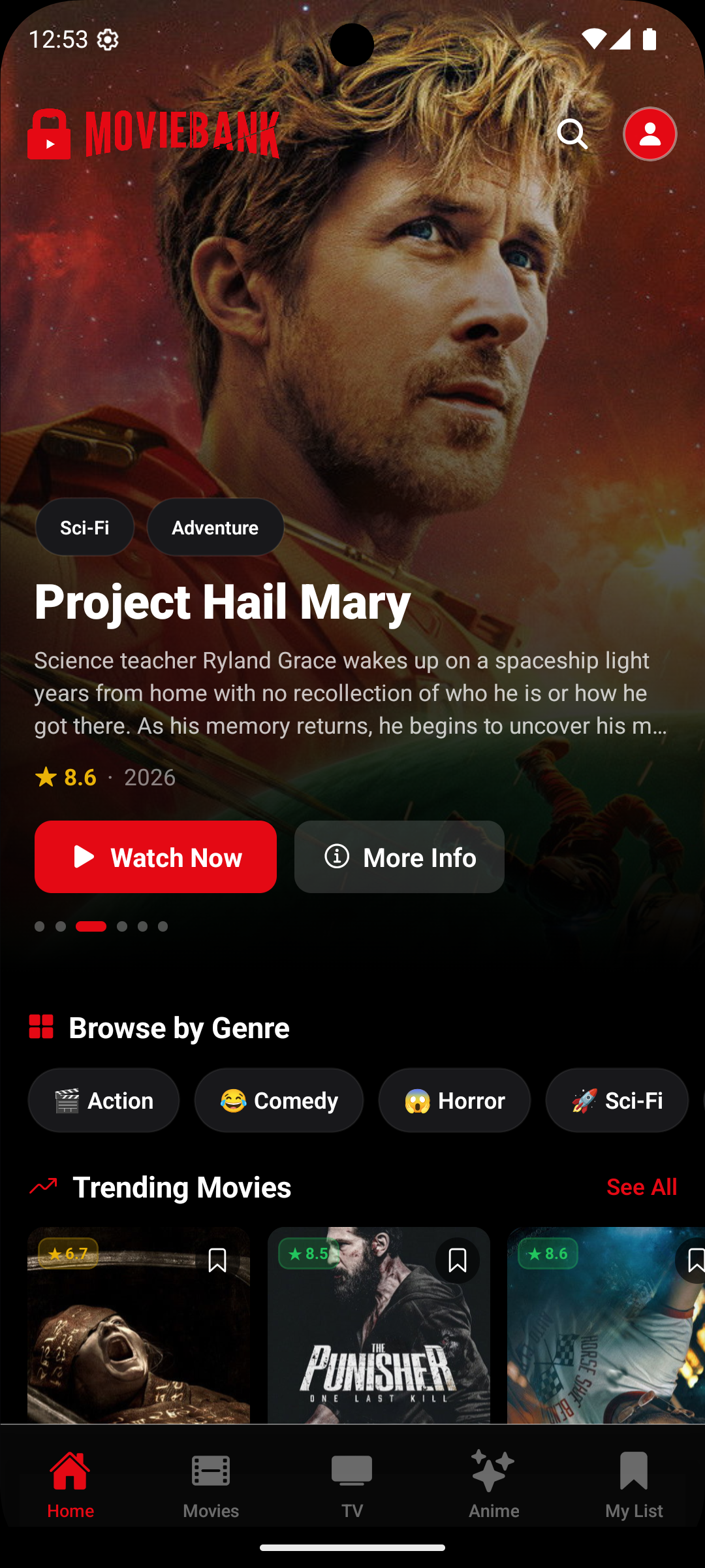 MovieBank on Android
