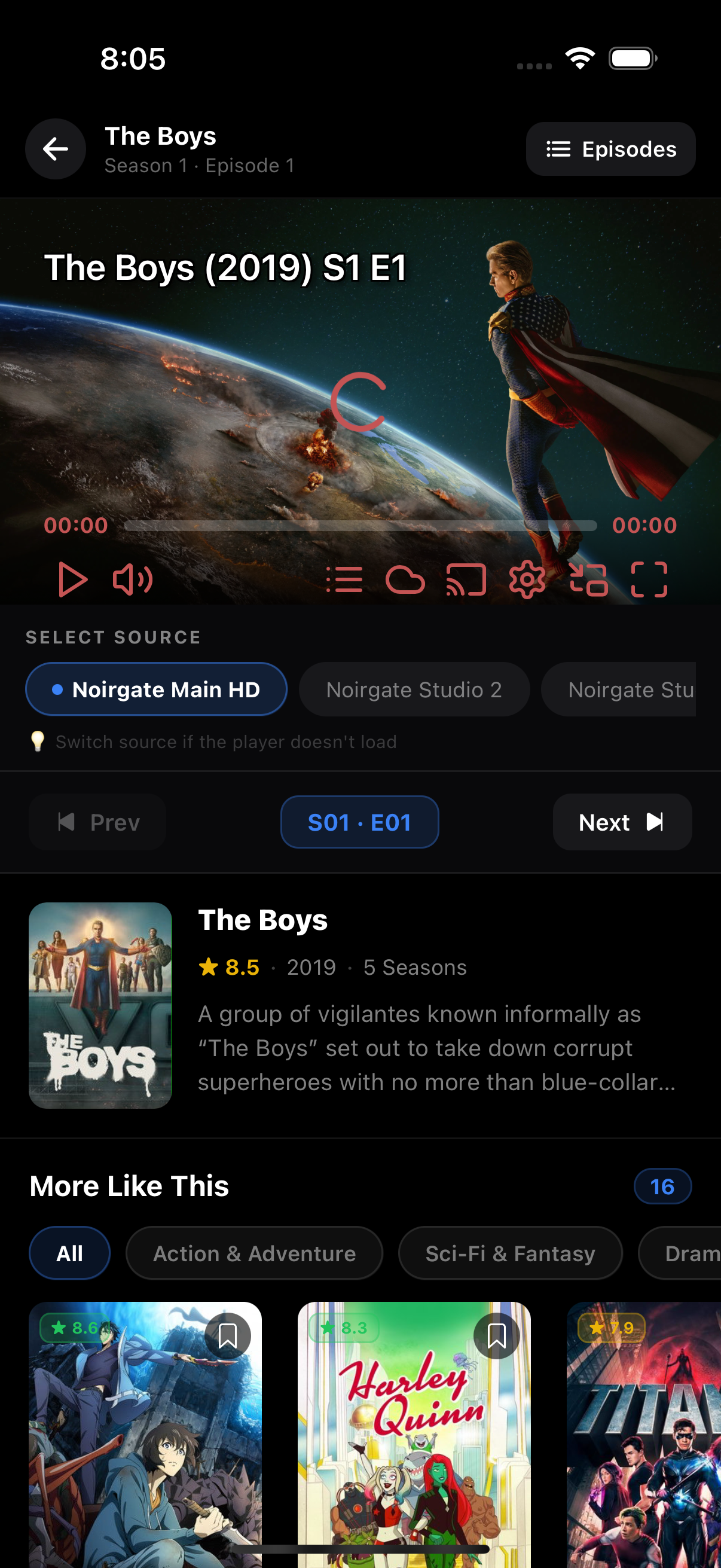 MovieBank on iPhone